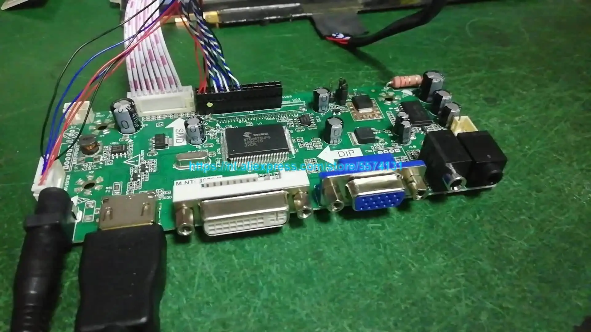 Плата управления монитор Комплект Для LP156WH3 (TL) (S1) LP156WH3-TLS1 HDMI + DVI VGA ЖК-дисплей