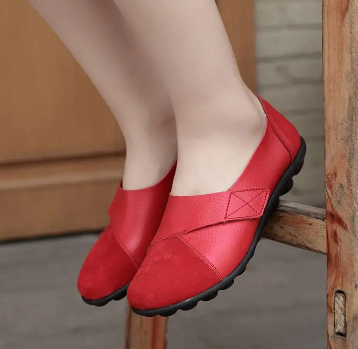 Fashion 2020 Suede Soft Genuine leather Casual Breathable Shoes For Women Flat Ladies Trainers Chaussure Femme Zapatos Mujer | Обувь