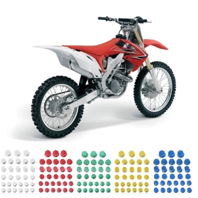 Хромированный пластмассовый мотоцикл винт гайка крышка Гайка Болт