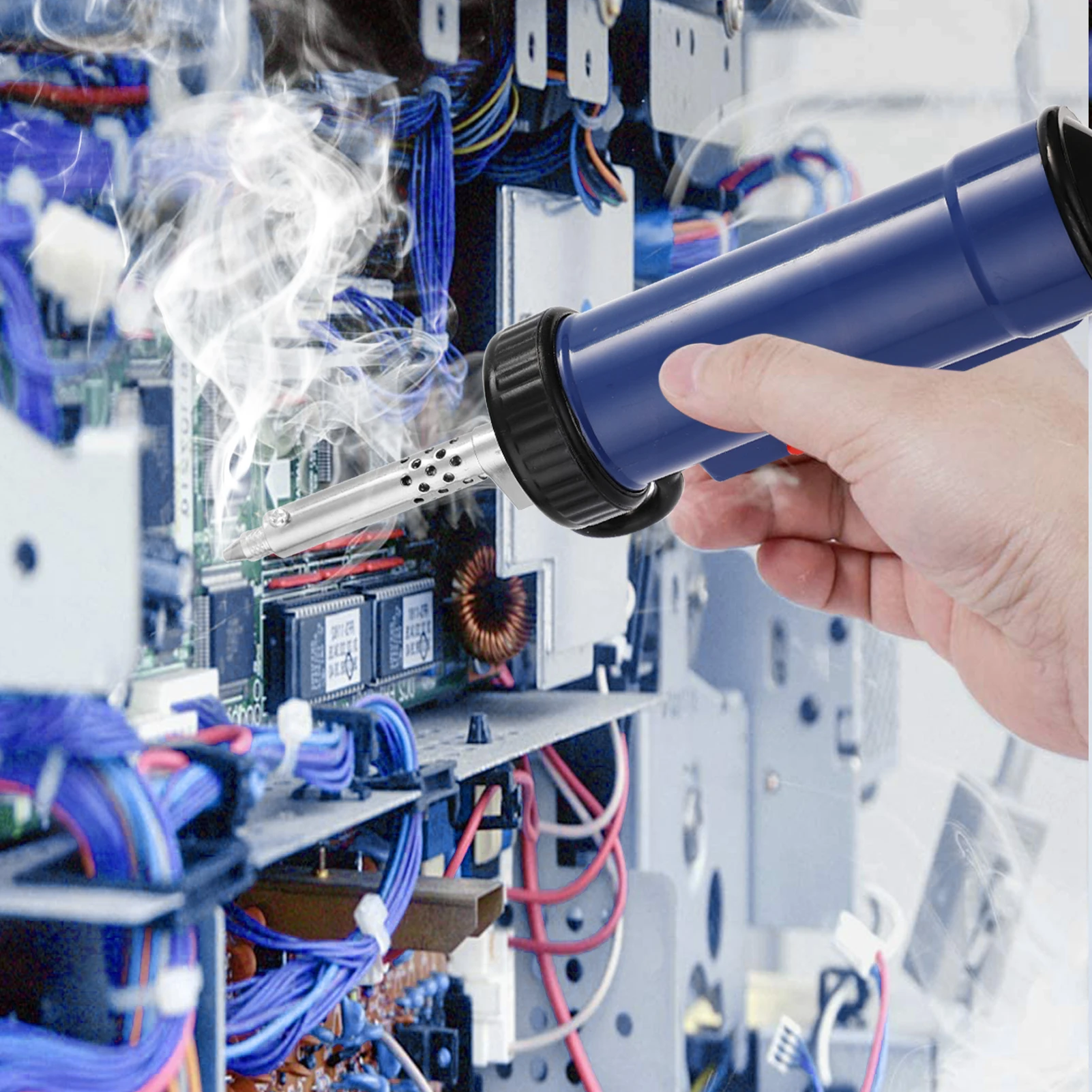 

Solder Sucker 30W 50Hz Electric Vacuum Desoldering Pump Gun Repair Tool Tin Suction Desoldering Gun With Nozzle And Drill Rod