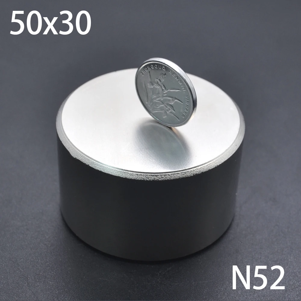Супер мощный неодимовый магнит сильный N52 50x30 круглый постоянный неодимовый магнит ic редкоземельный Иман neodinio редкоземельный Иман