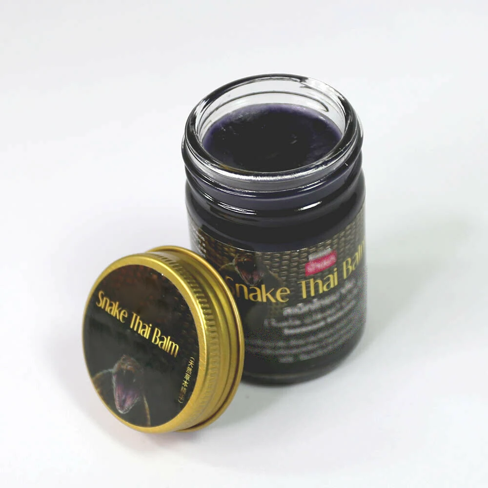 

Big Size 50G Original Thai Massage Snake Cobra Balm, Arthritis and Pain Relief