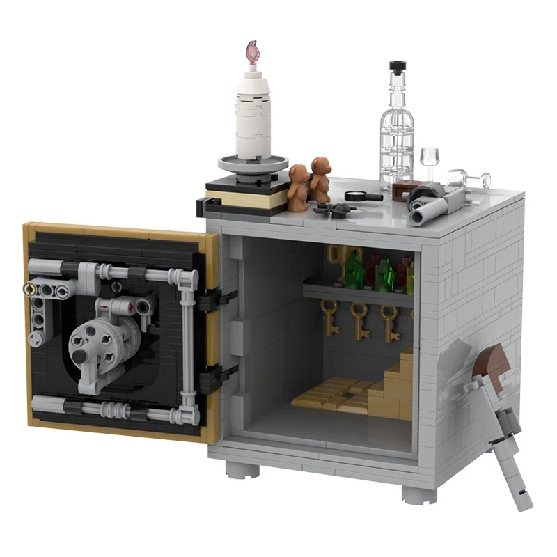 

Building Blocks Cowboy Safe Battleship Bricks Montessori Educational Creative Ideal Building Kid DIY Boy Man Toy For Gifts