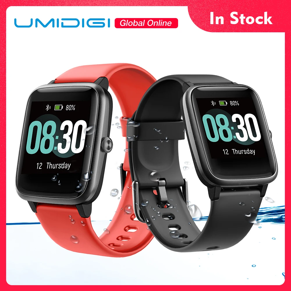 Умные часы UMIDIGI Uwatch3 5ATM водонепроницаемый монитор сердечного ритма во время сна
