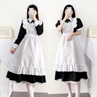 traditional maid long skirt maid disguise british butler cosplay japanese uniform cute dress