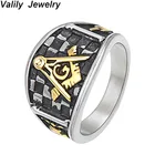 Кольцо Valily для мужчин и женщин, двухцветное байкерское кольцо из нержавеющей стали, ювелирные изделия оптом