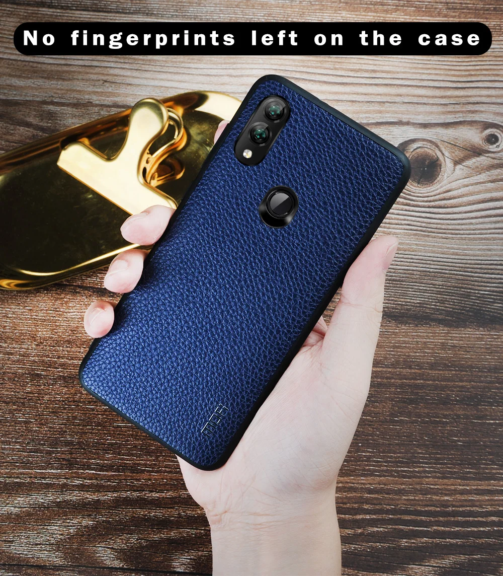 Для huawei Honor 8X чехол для huawei Honor 8X Max чехол Mofi для Honor 8X чехол Обложка на заднюю панель из искусственной кожи жесткий деловой стиль