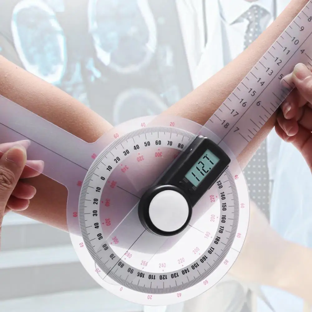 Линейка для соединения 0-180 градусов с ЖК-дисплеем двойной угломер соединений