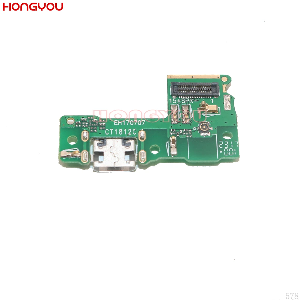 Док-станция с разъемом USB для зарядки гибкий кабель Huawei Y6 Pro 2017 / P9 Lite Mini Nova |