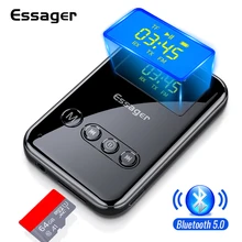 Essager Bluetooth 5.0 Transmitter Receiver 3.5mm Jack Aux Audio Wireless Adapter For PC TV Headphone Car Bluetooth Receiver