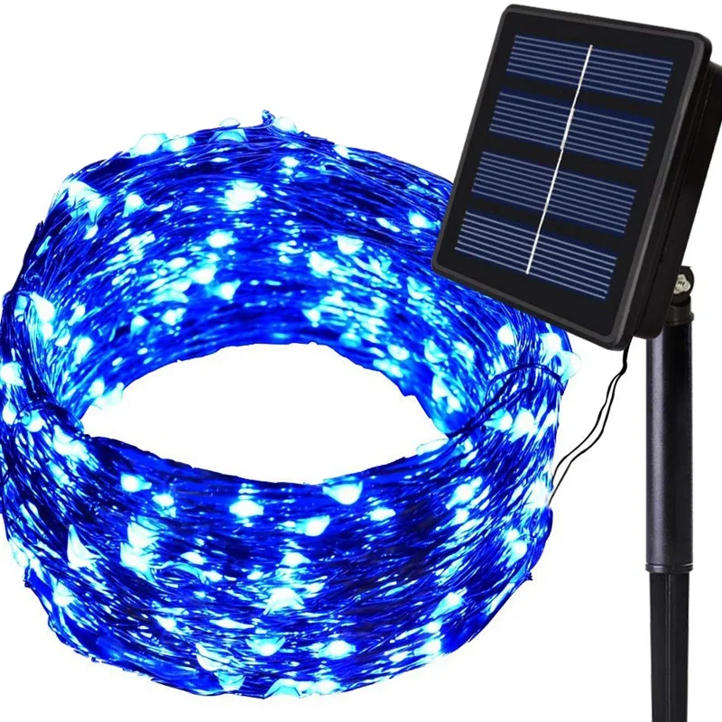 Горячее предложение! гирлянды на солнечных батареях для улицы 150 светодиодный