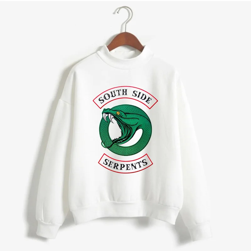 &quotSOUTH SIDE SERPENTS&quot пуловер для женщин Harajuku 2019 ривердейл Женский свитшот со змеиным