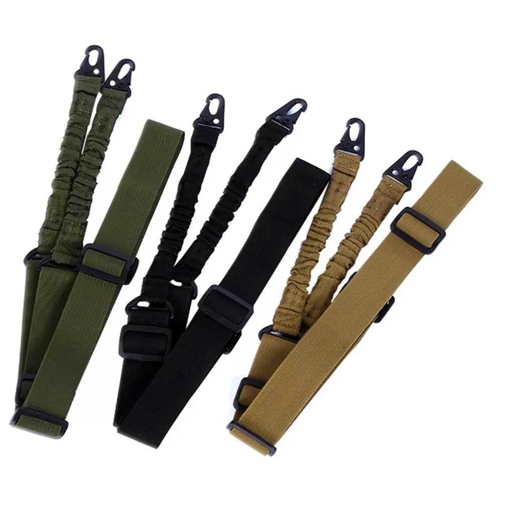 

2 шт. точечный строп тактический ремень для пистолета плечевой ремень для наружной винтовки строп с металлической пряжкой QD ремень для ружь...