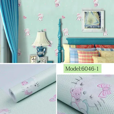 38 DIY ПВХ мультфильм самоклеющиеся обои гостиная спальня ТВ Задняя Детская комната мальчик девочка водонепроницаемые настенные стикеры на обои - Цвет: 38
