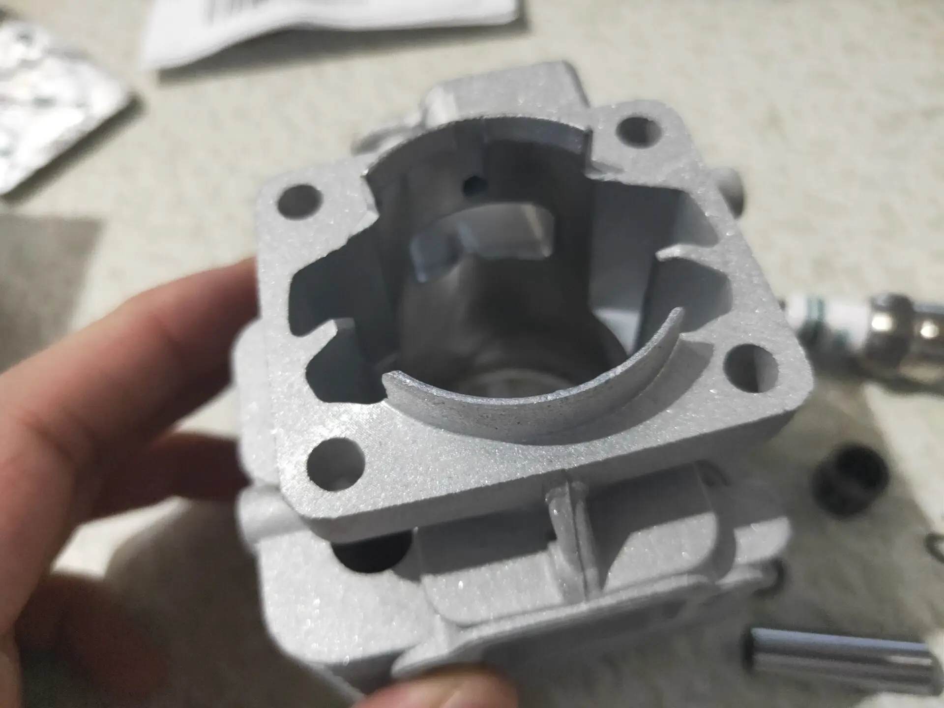 Набор головки цилиндра 30,5CC 4 болта для двигателей X-max Rovan Kingmotor Topspeed 1/5 Hpi Baja 5b 5t 5sc Losi Rc Car Parts.