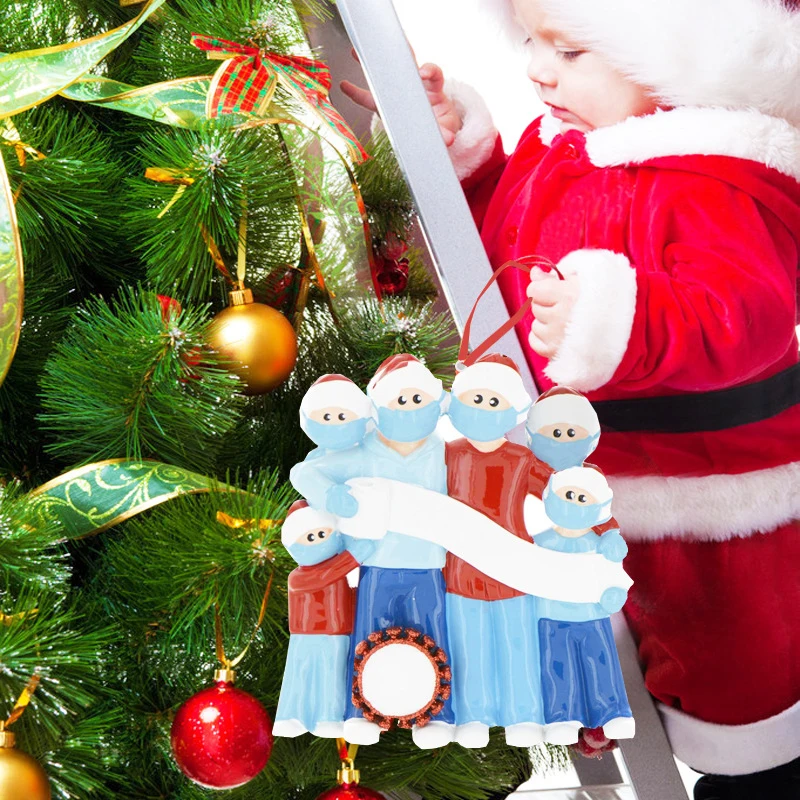 4 Styles Baby Novelty Toys Family DIY Handwritten Name Fashion Snowman Christmas Tree Pendant New Year Decoration Hot Sale | Игрушки и