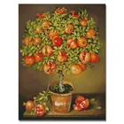 5D Diy Алмазные вышитые фрукты гранат полная алмазная живопись вышивка крестиком Алмазная мозаика ручной работы украшение для дома