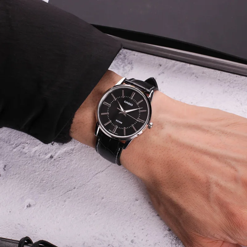 Оптическими зумом Casio Часы Бизнес простой Для мужчин мужские часы MTP 1303L
