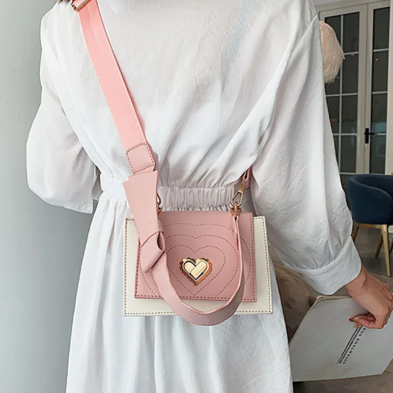 ETAILL контрастный цвет лук Топ Ручка сумки через плечо для женщин 2019 Роскошные в