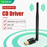 edup mini usb wifi adapter 150mbps high gain 6dbi antenna long range usb2 0 wireless receiver wi fi network card for laptop pc