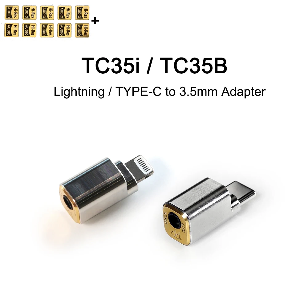 DD ddHiFi TC35i / TC35B Lightning/Тип C до 3 5 мм Кабель адаптер для iPhone 11 iPad iOS мобильный телефон