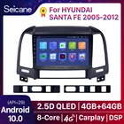 Автомагнитола Seicane, 2 din, Android 10,0, для 2005, 2006, 2007, 2008, 2009, 2010, 2011, 2012, HYUNDAI, SANTA FE