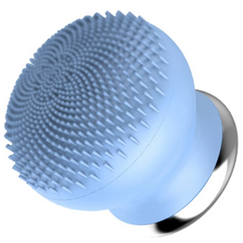 2 в 1 Мини Ультразвуковой скруббер для лица электрическая Очищающая щетка Лица