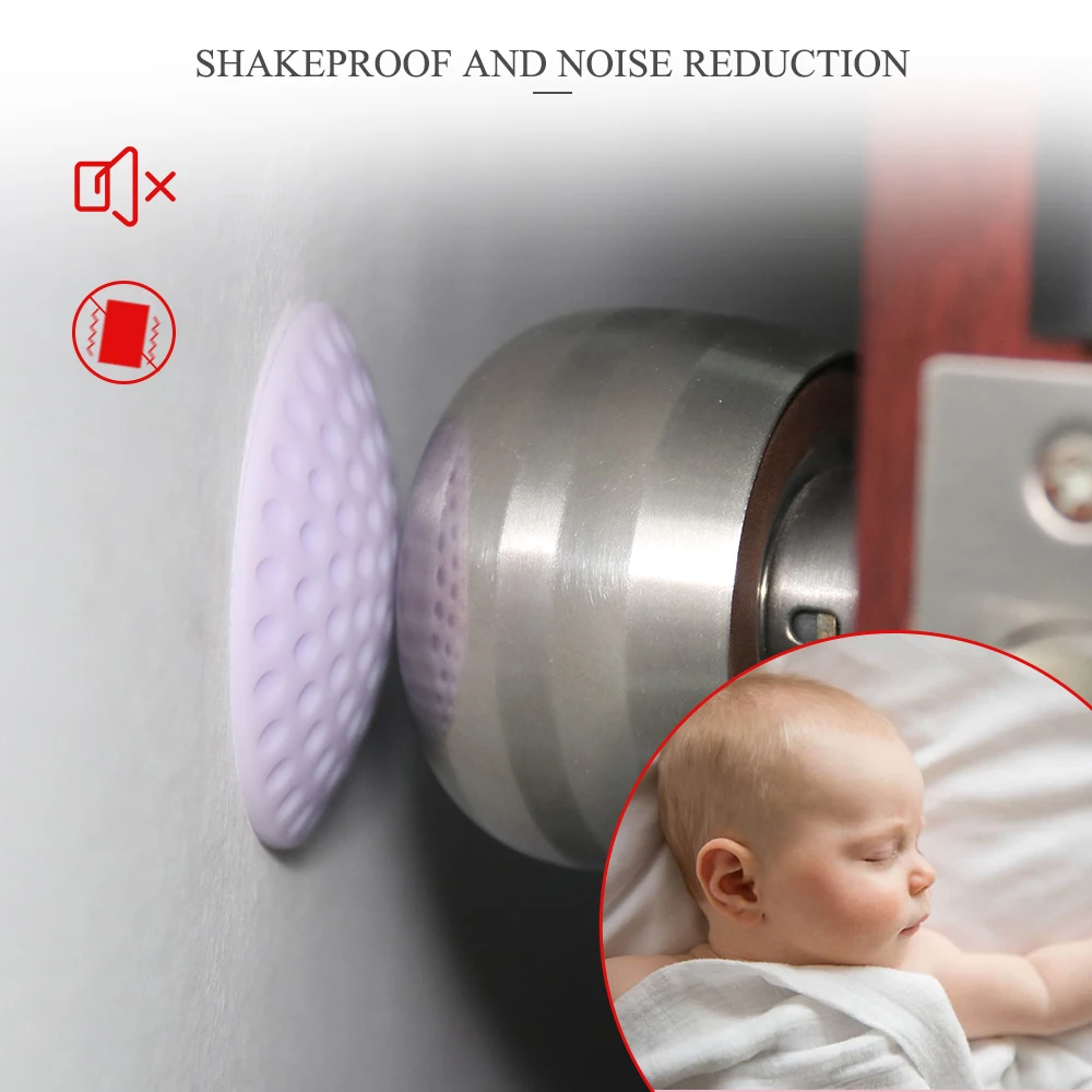 1/4 шт. резиновые бафы для дверных ручек|Дверные ограничители| |