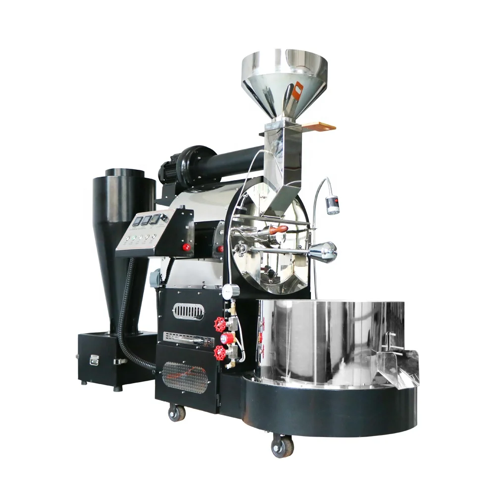 

Commercial 1KG/2KG/5Kg/6Kg/10kg/12kg Gas Coffee Bean Roasting Equipment Roaster Machine Electric Coffee Prossing Machinery