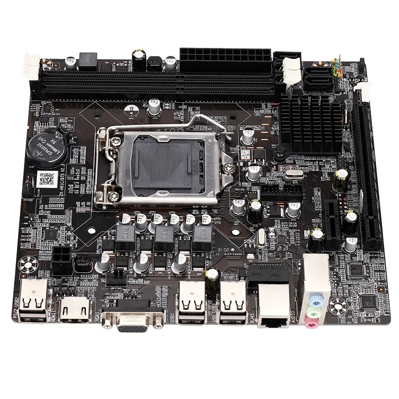 H61 материнская плата LGA1155 DDR3 двухканальная поддержка памяти 16 Гб для Celeron Pentium I3 I5 I7