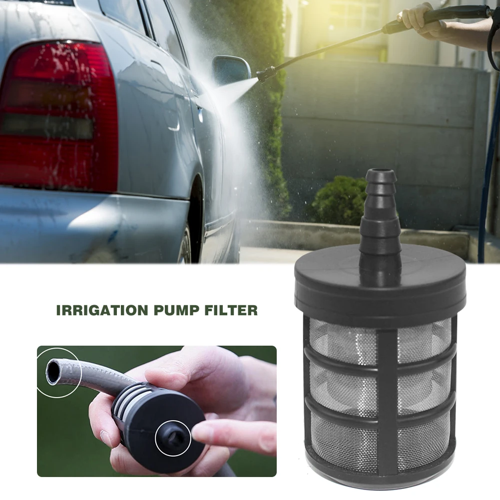 

Diaphragm Pump Hose Pipe Filtering Net Irrigation Strainer 9-13mm Absorbent Mesh for Household Garden Grass Supply