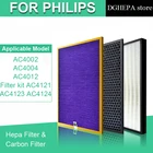 3 шт., сменные hepa-фильтры и фильтры с активированным углем для Philips AC4002, AC4004, AC4012