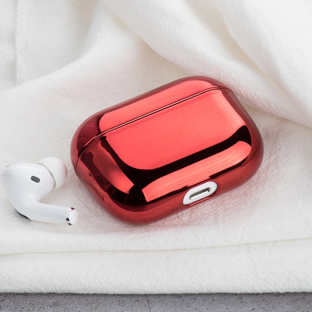 Цветной чехол для наушников s Airpods 2 1 Air Pods Pro Жесткий Чехол из ПК AirPods защитный