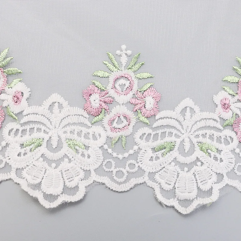 Low Price Mesh Water-soluble Embroidery Flower Lace Fabric DIY Clothes Skirt Dress Home Textile Sofa Pillow Sewing Decoration | Дом и сад