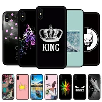 for iphone x xs xr case soft silicon cover for iphone xs max coque etui bumper back phone cover full protective black tpu case