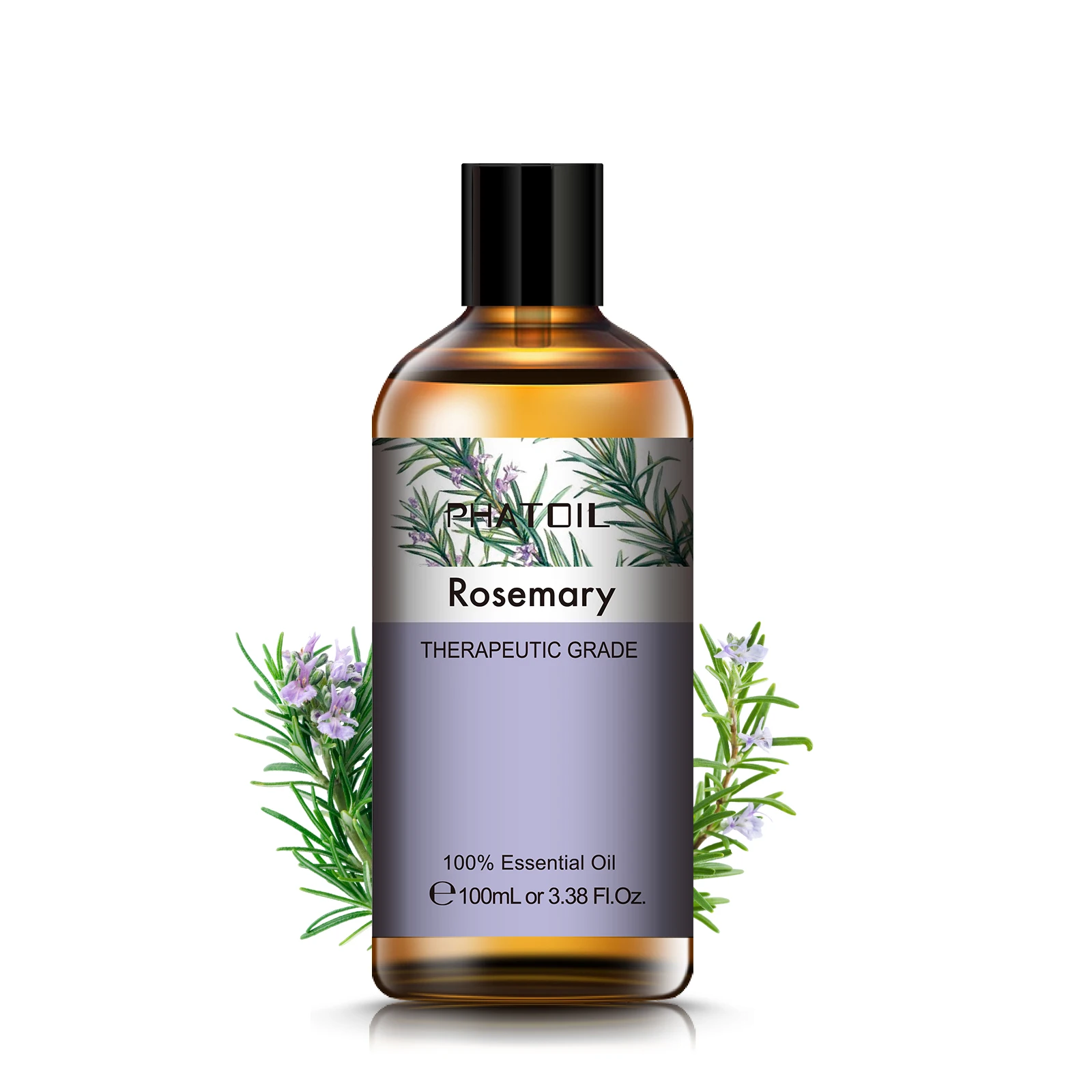 6.8OZ 2PCS 100ML Rosemary Essential Oil Diffuser Bath Relieve Fatigue Eucalyptus Vanilla Sandalwood Lavender Tea Tree Jojoba Oil