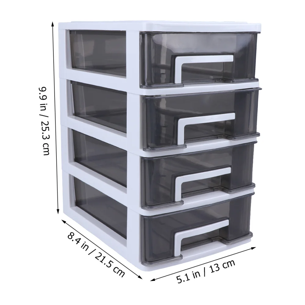 

Household Four-layer Storage Cabinet Drawer Type Closet Portable Multifunction Storage Rack Organizer Furnitur