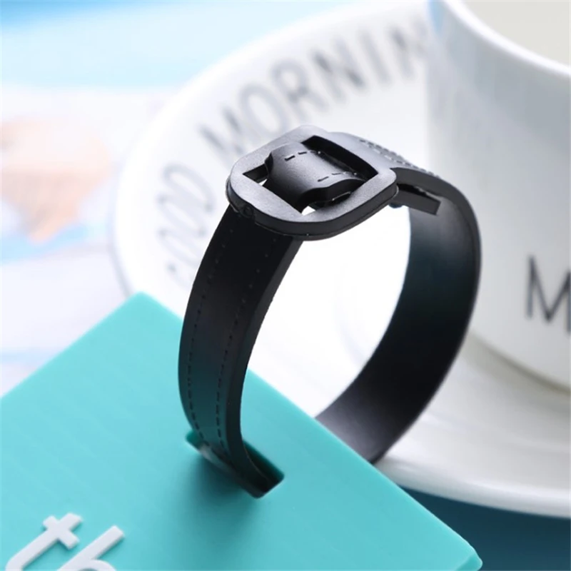 Cartoon Luggage Tags Silica Gel Suitcase ID Address Label Holder Baggage Boarding Tags Travel Accessories