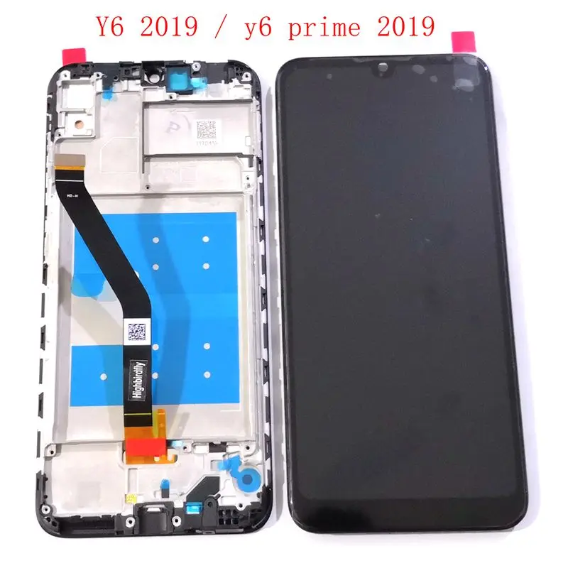 6 09 &quotдля Huawei Y6 2019 MRD LX1 LX2 LX1F ЖК экран дисплей сенсорный стекло планшета рамки