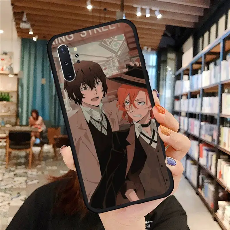 

Japan anime bungou stray dogs Phone Case For Samsung A50 A51 A71 A20E A20S S10 S20 S21 S30 Plus ultra 5G M11 funda cover