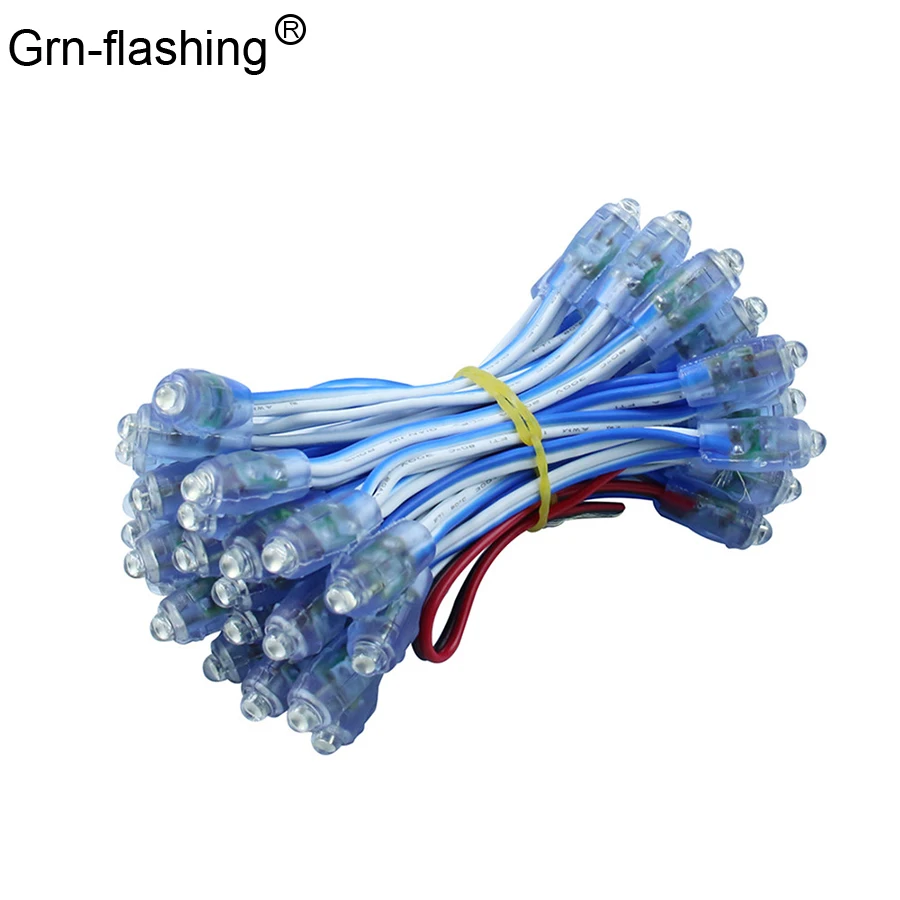 100 шт. 9 мм Рекламный Канал светодиодный пиксельный модуль с буквами 5 в