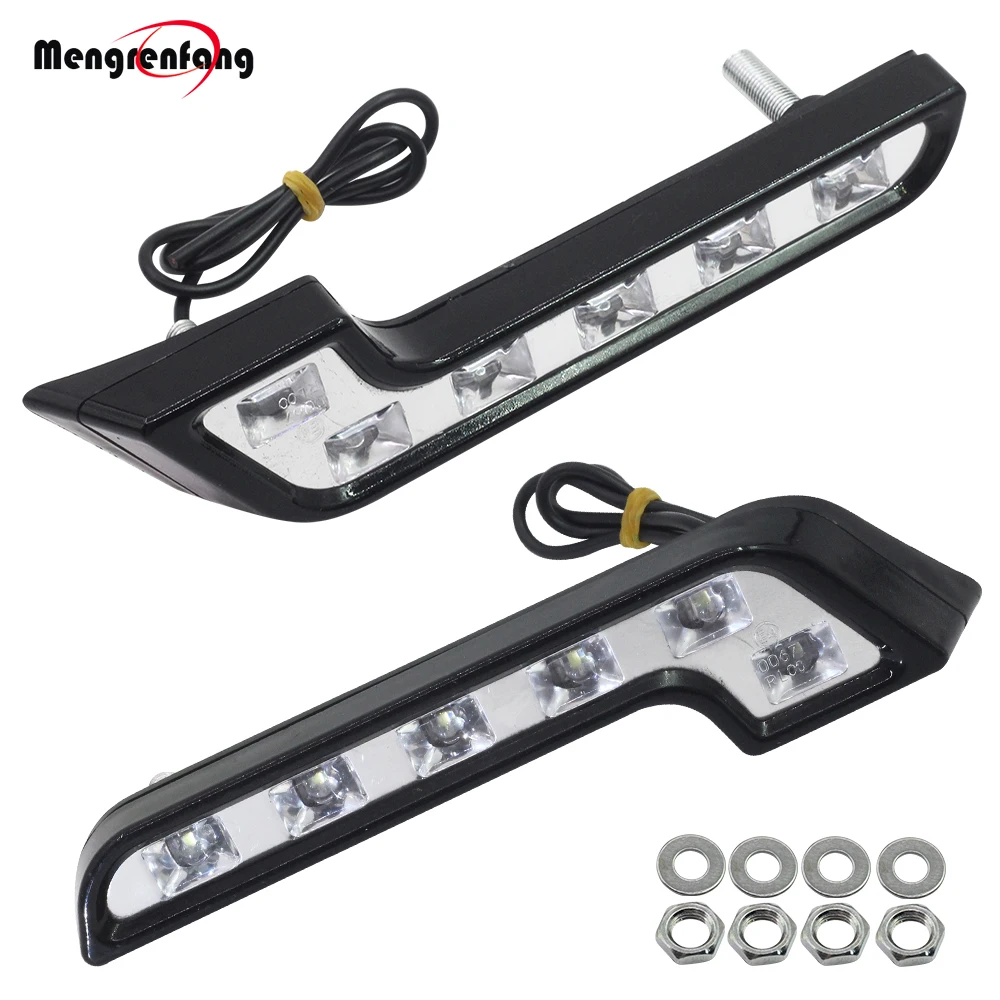 2 x светодиодный DRL Дневной светильник 6 Вт 6000LM Комплект из двух предметов холодный