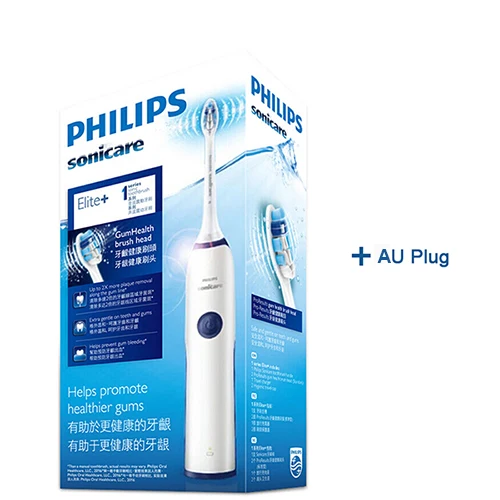 HX3226 Add AU Plug Philips Sonic HX3226 качественная электрическая зубная щетка перезаряжаемый умный таймер зубная щетка водонепроницаемая для взрослых - Цвет: HX3226 Add AU Plug