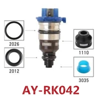 fuel injector repair kits fuel injector filter viont o ring plastic pintle cap for mazda 626 ay rk151 40piecesbag
