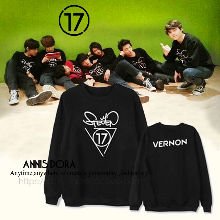 KPOP SEVENTEEN Vernon Wonwoo The8 Dk Mingyu Jun Dino Hoshi Joshua одинаковый стиль пуловеры свитер|sweater style|sweater