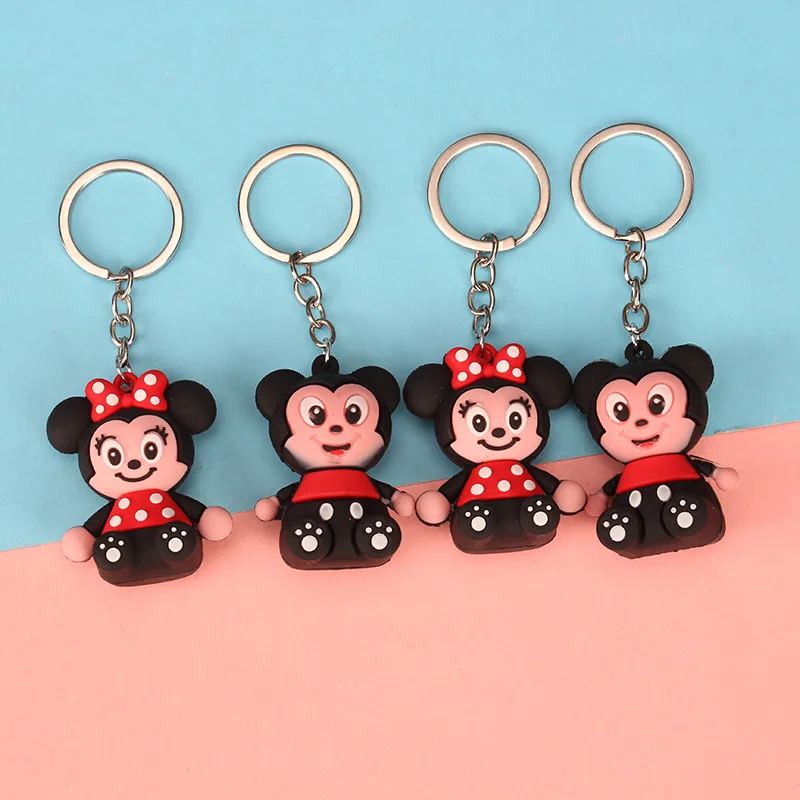 Новый милый мультяшный маленький мышонок брелок ПВХ трехмерная кукла кулон