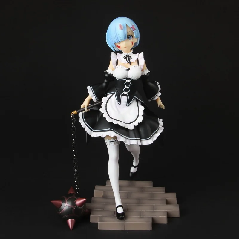 Re: Life другой мир от Zero re: zero Rem Ram кукла «горничная» Emilia Аниме Фигурка Фигурки Коллекция игрушки для детей Подарки