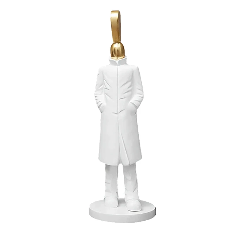 

1Pcs Creative Figure Abstract Symbol Sculpture Resin Ornaments Room Display Figurines Gifts Home Decoration