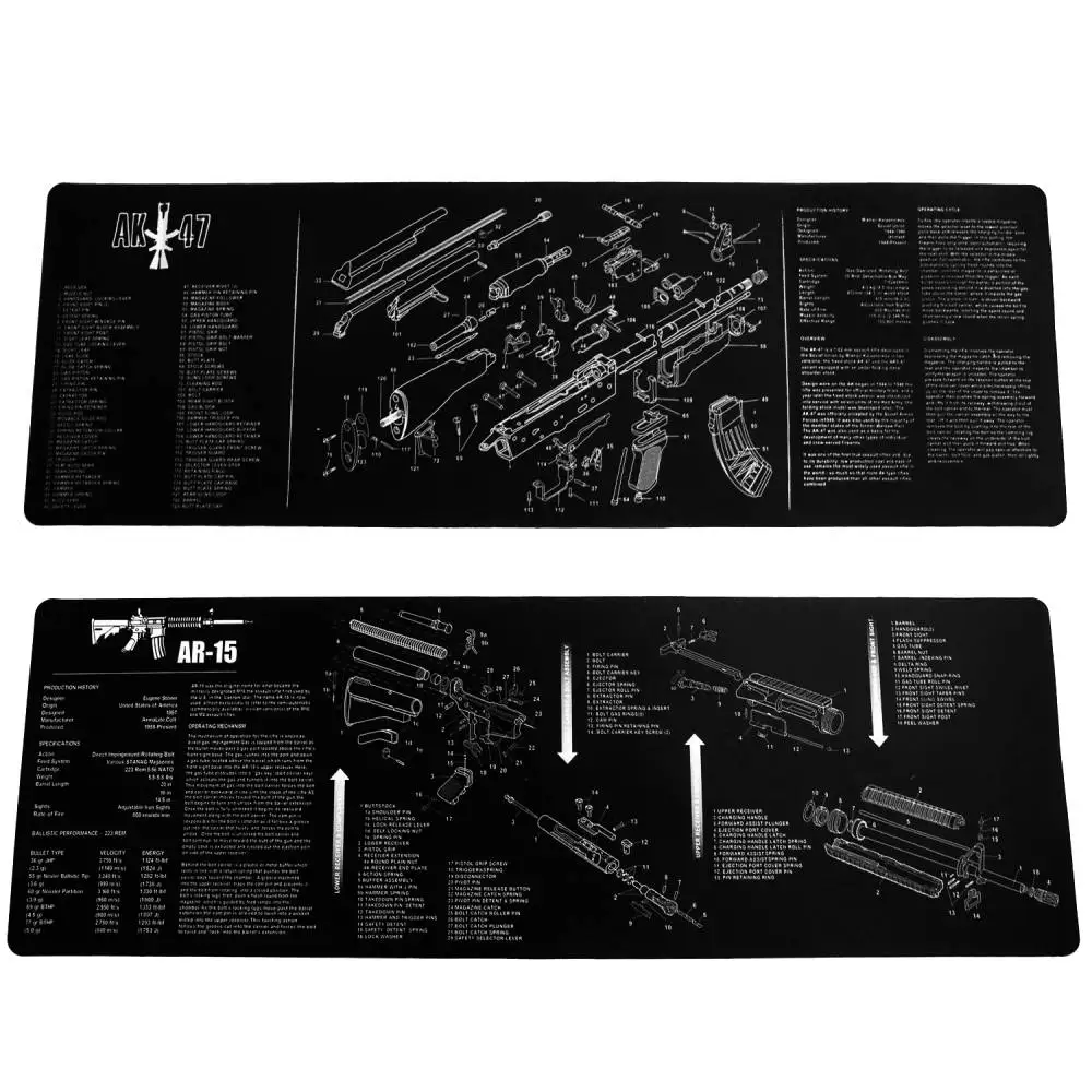 

Большой резиновый коврик для чистки пистолета AR15 AK47