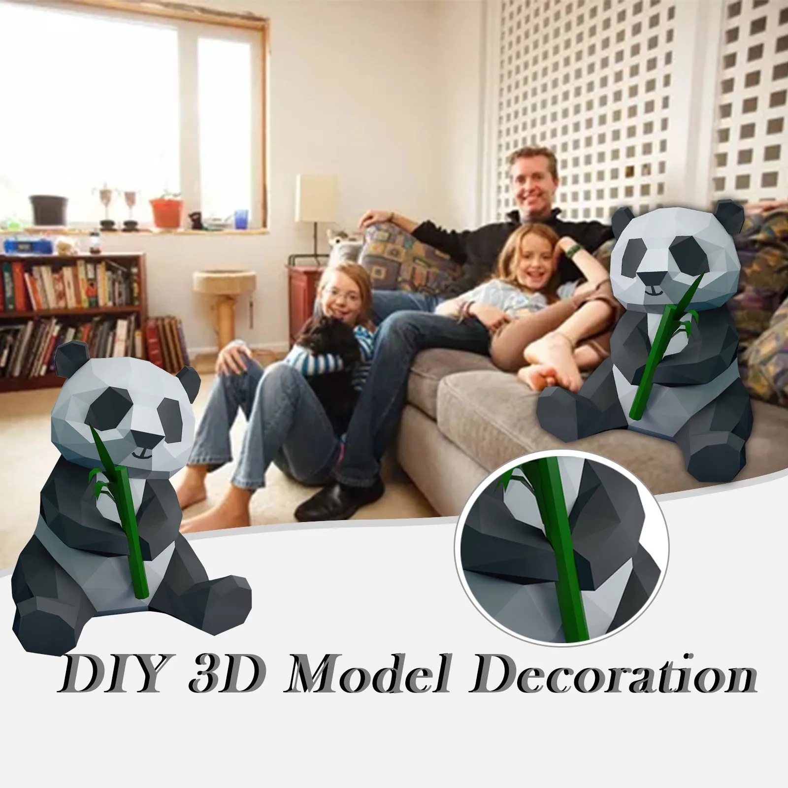 Новая модная индивидуальная 3D модель для самостоятельного украшения стен ручное